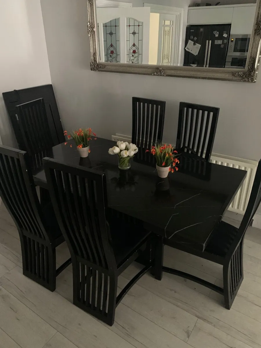 Table and chairs