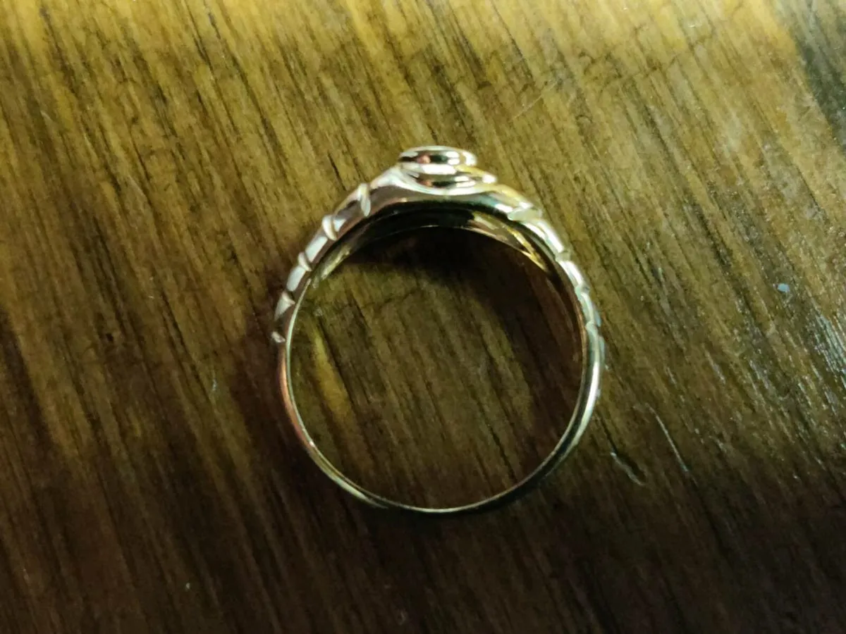 ORANGE BERYL SAPPHIRE, 9CT Gold New Unisex Ring ! - Image 3