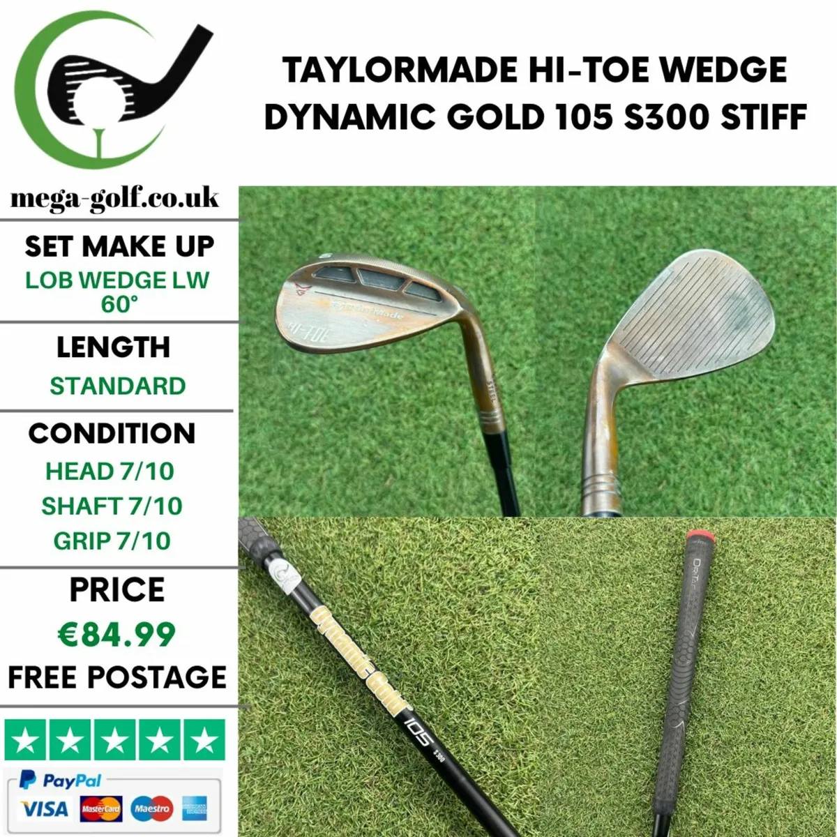 Taylormade Hi-Toe Wedge Lw 60° / Stiff - Image 1