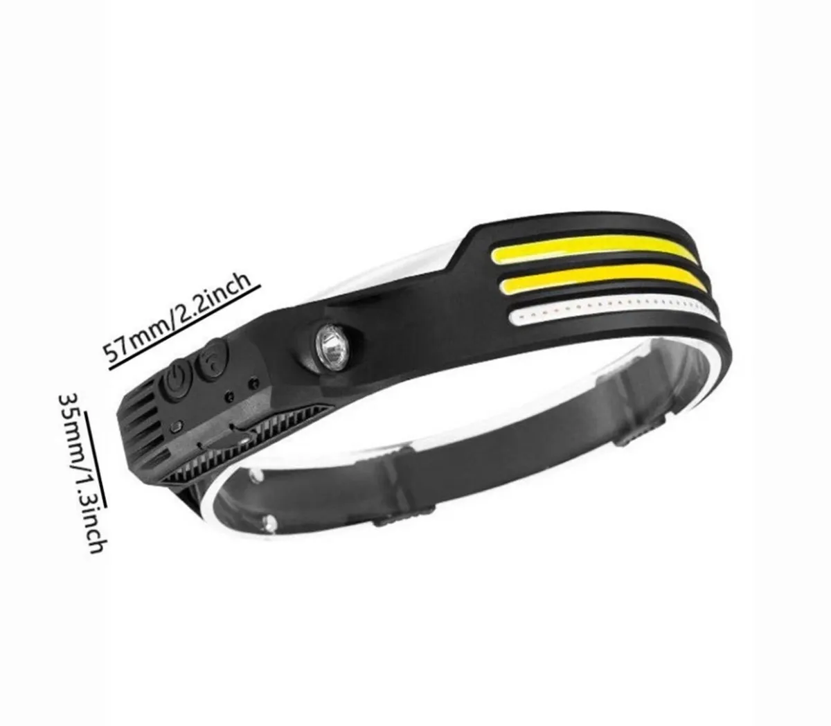 2 x LED Head Torch Rechargeable waterproof - Image 4