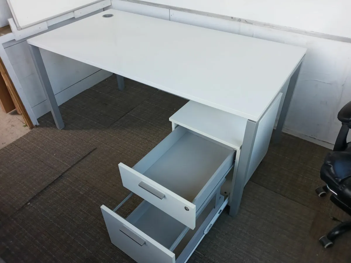 Delivery - 2 x Sets Office Desks with Pedestals - Image 3