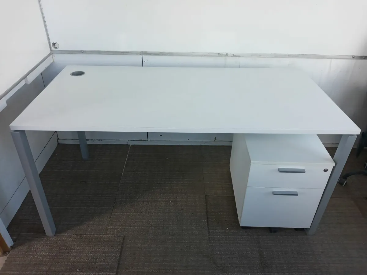 Delivery - 2 x Sets Office Desks with Pedestals - Image 1
