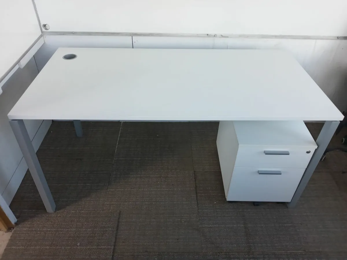 Delivery - 2 x Sets Office Desks with Pedestals - Image 1