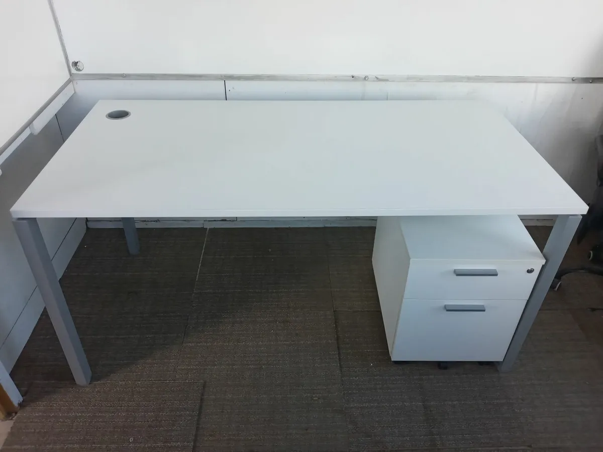 Delivery - 2 x Sets Office Desks with Pedestals - Image 2