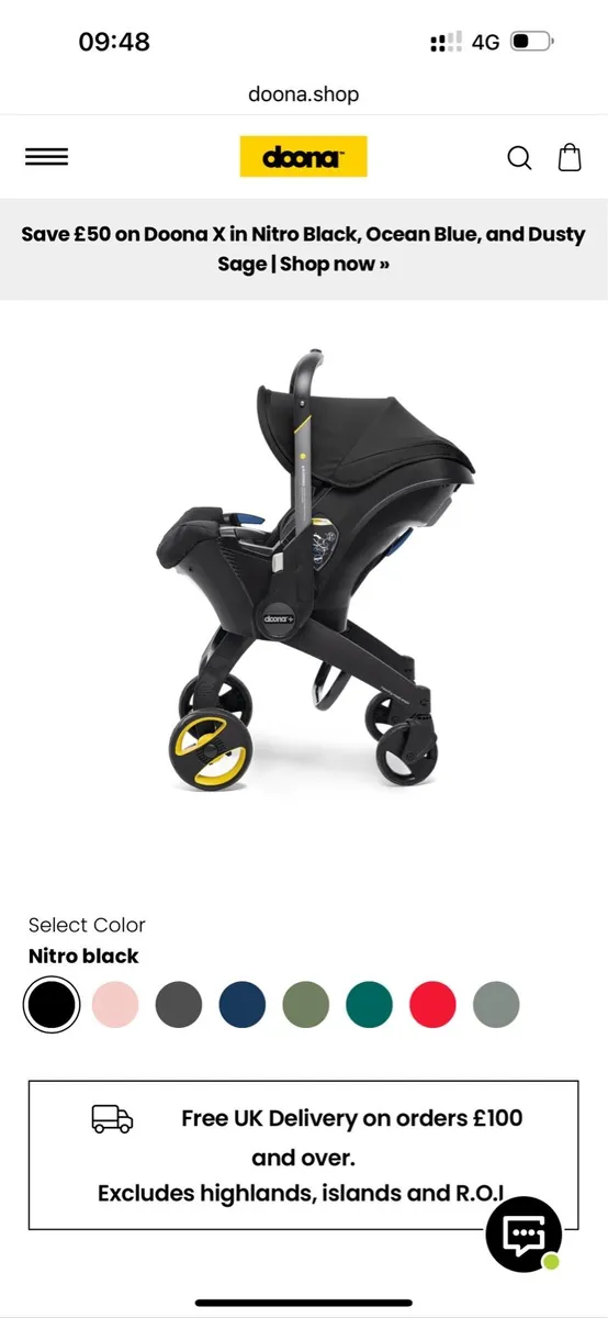 Doona buggy + isofix & accessories - Image 3