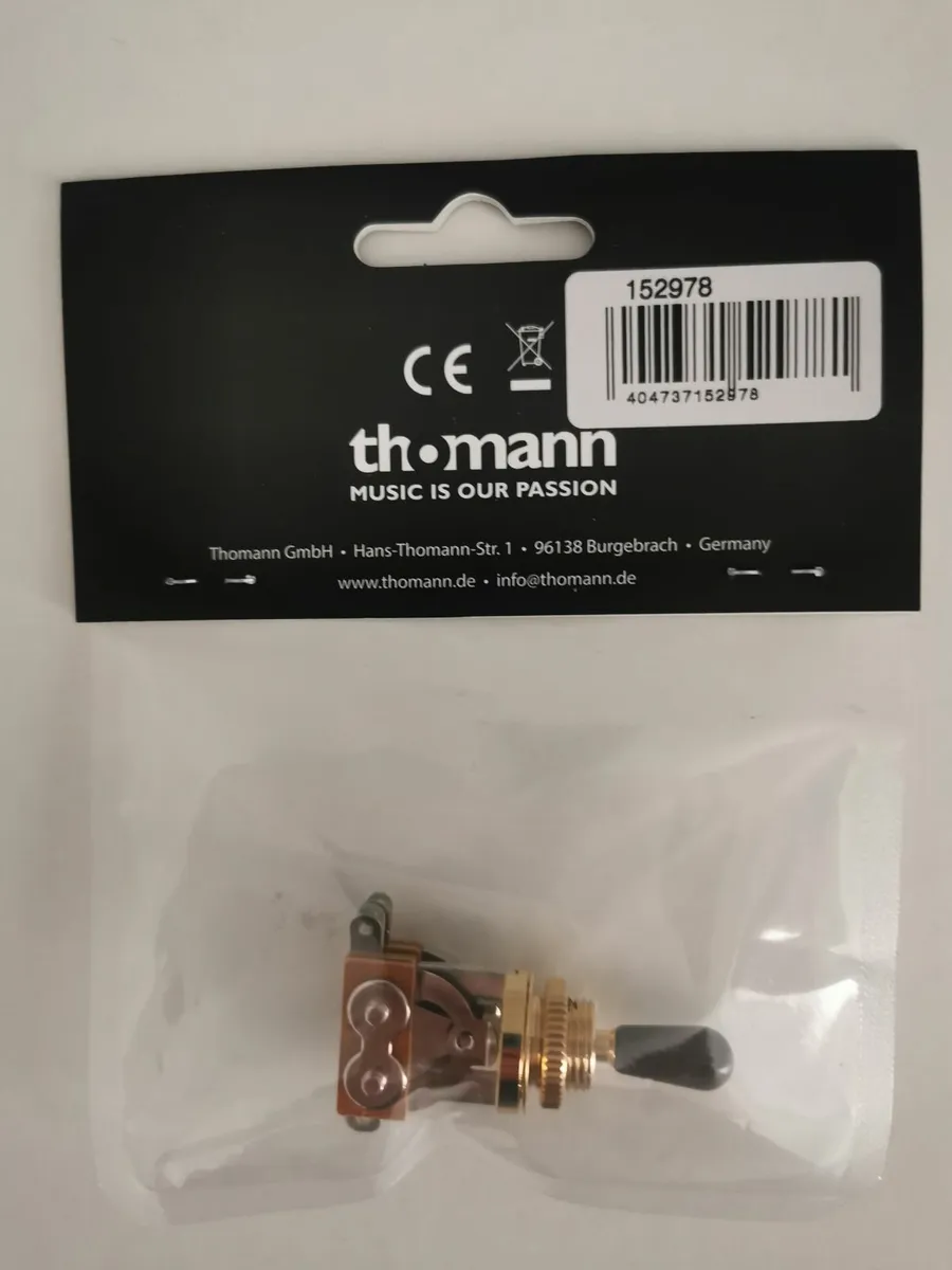Harley Benton Part Toggle Switch 3 possitionsGOLD - Image 2