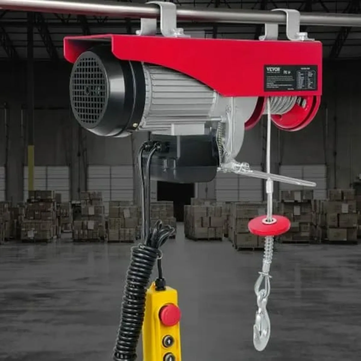 998 kg Lifting Capacity, 1600W 220V Electric Steel - Image 4