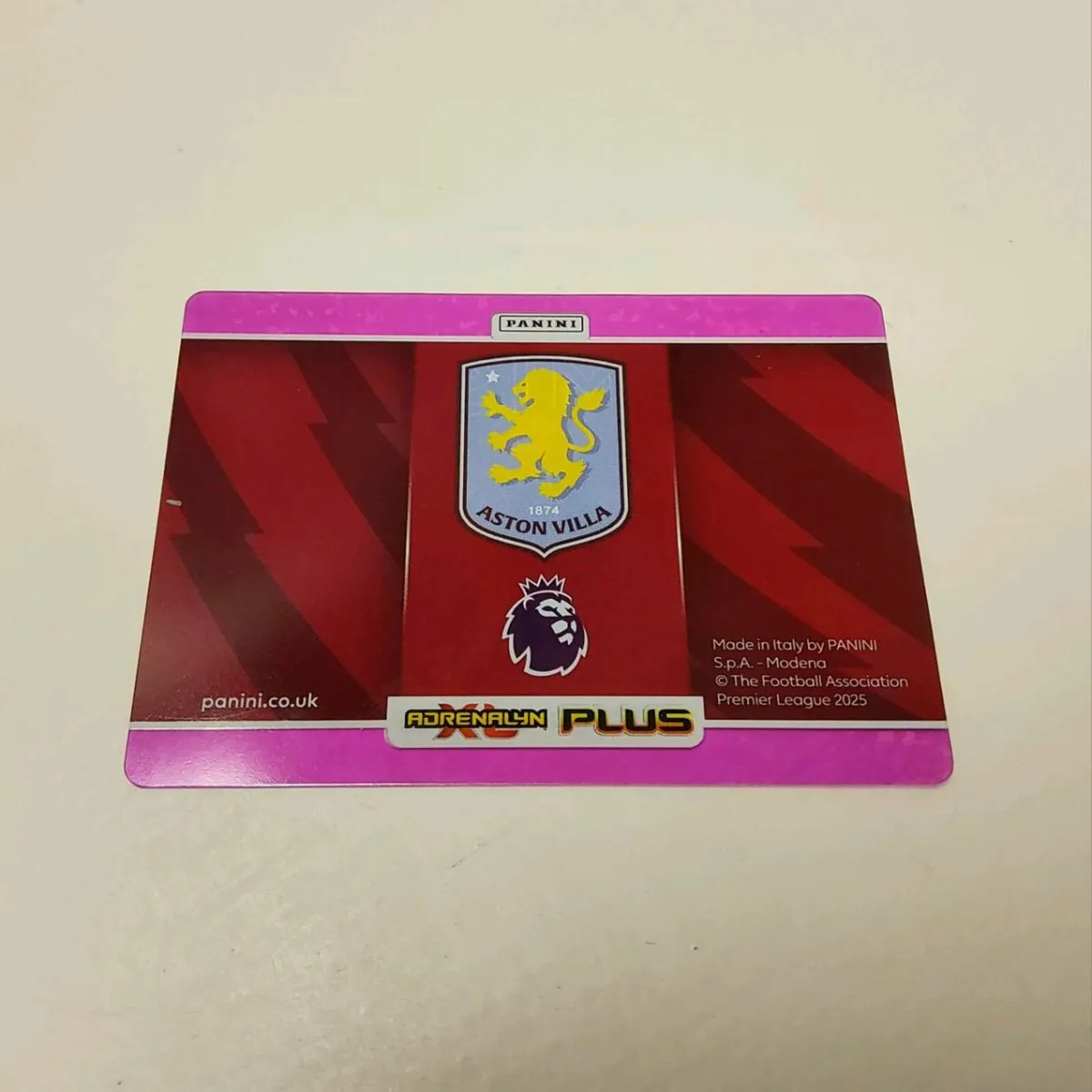 CHEMISTRY PURPLE - ASTON VILLA  83/99 Adrenalyn XL - Image 2