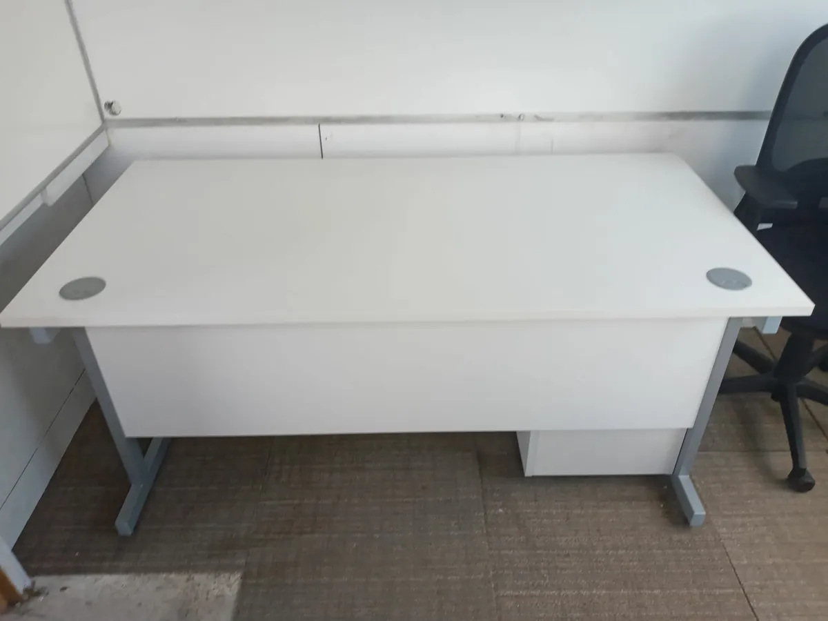 Delivery - Office Desk with Pedestal of Drawers - Image 3