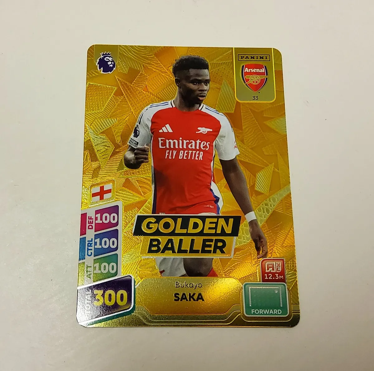 GOLDEN BALLER - BUKAYO SAKA / Adrenalyn XL Plus