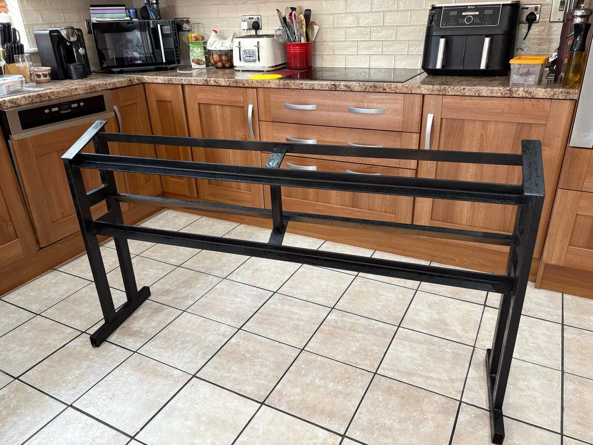 HEAVY DUTY 2 TIER SOLID  STEEL DUMBBELL RACK! - Image 1