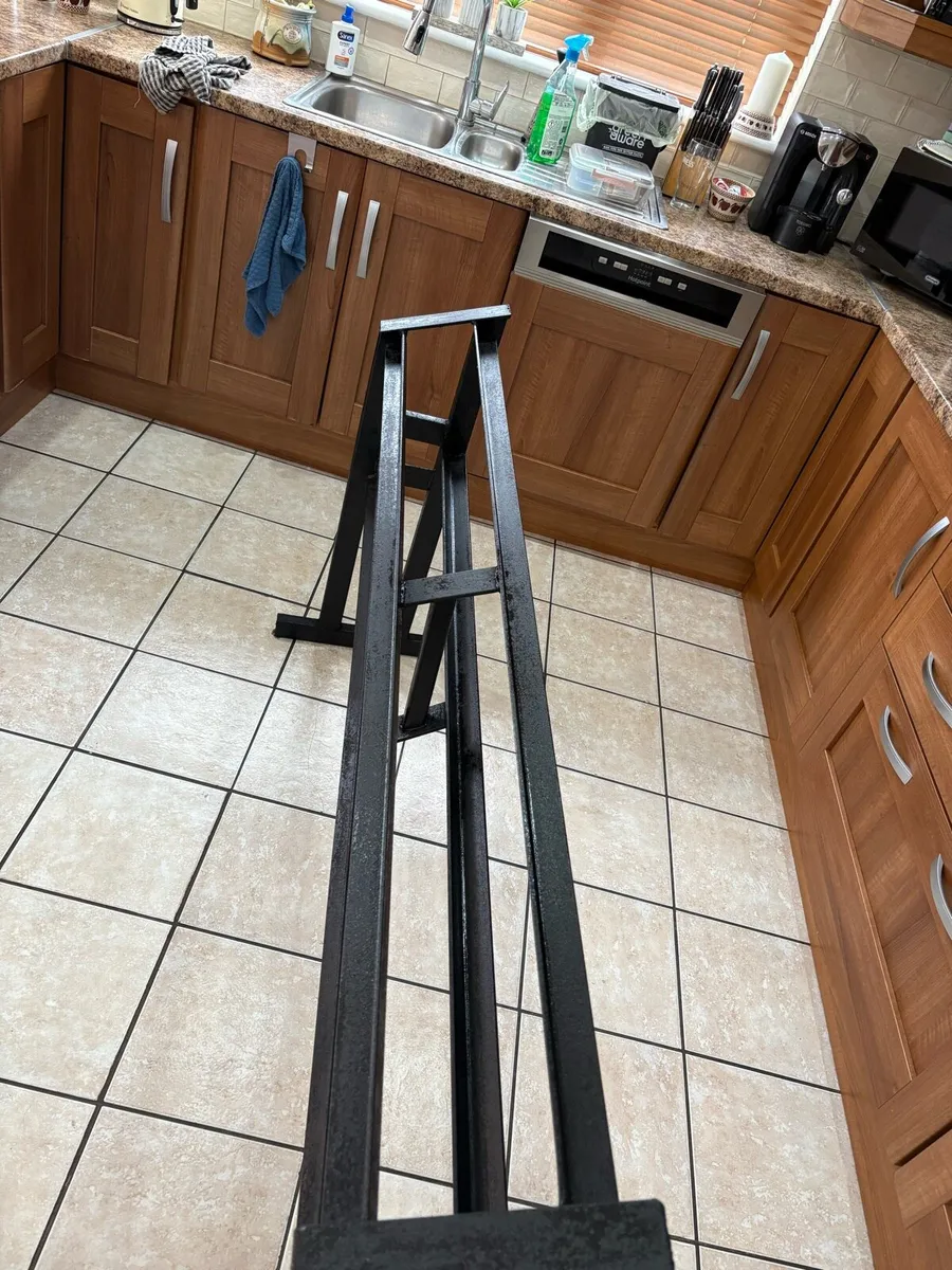 HEAVY DUTY 2 TIER SOLID  STEEL DUMBBELL RACK! - Image 2