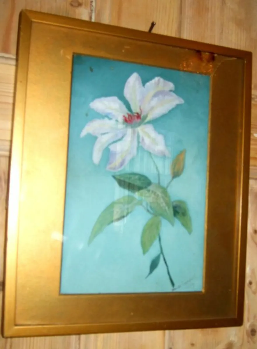 Vintage 'M Campbell' Framed Watercolour - Image 4