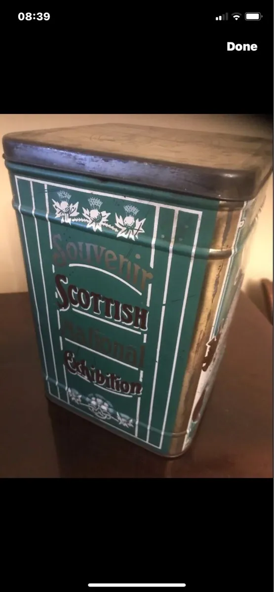 Vintage ‘The Steamship Brand’ Metal Box - Image 3