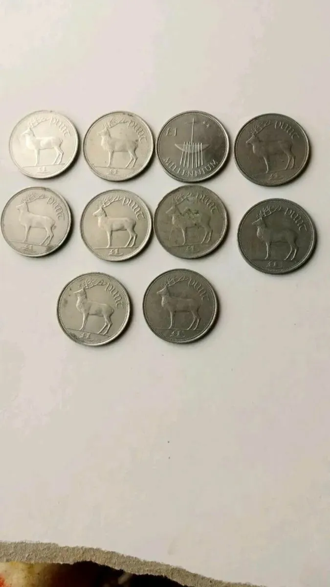10. Irish Punt Coins