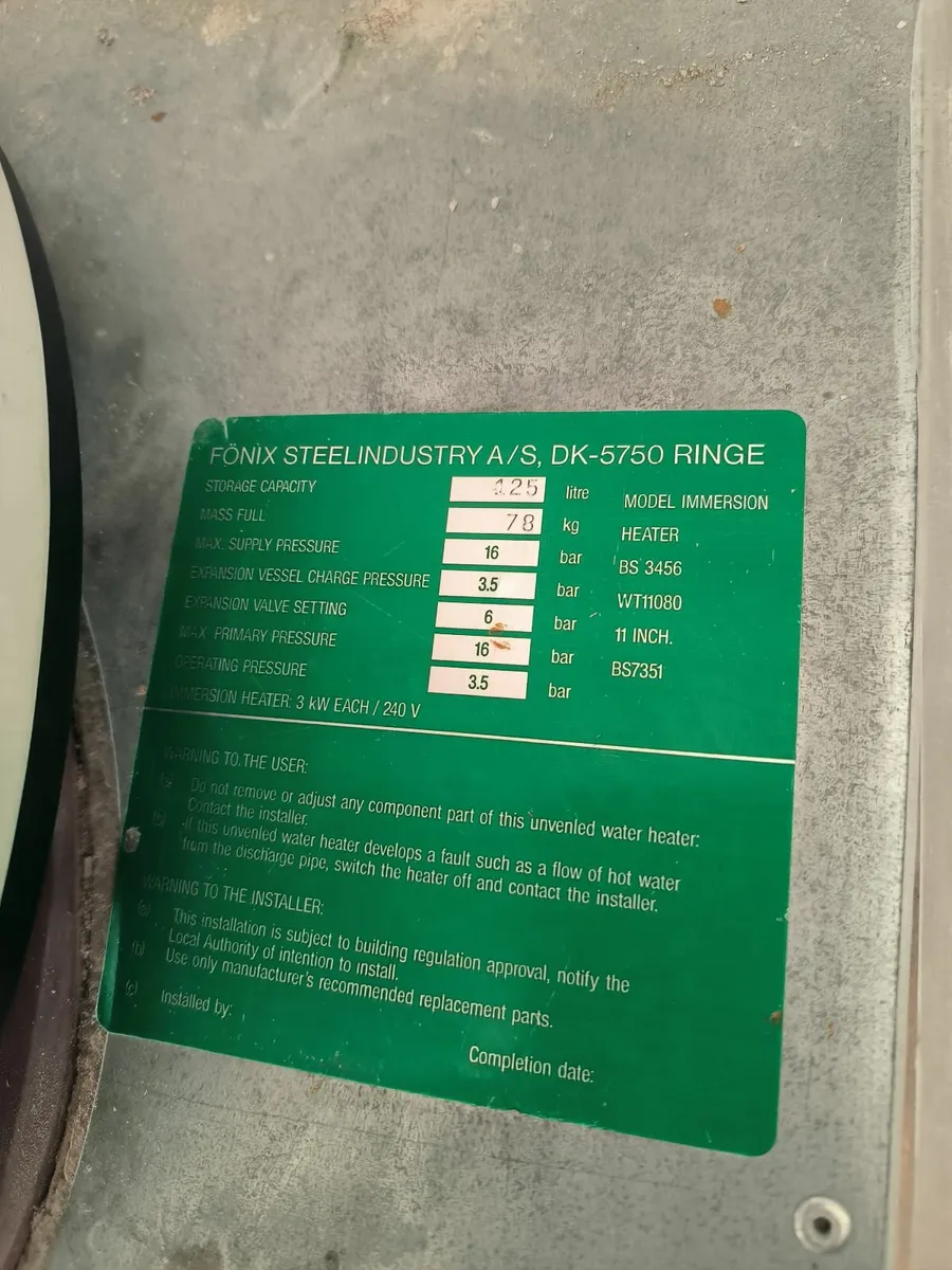Heater Tank 125 l - Image 4