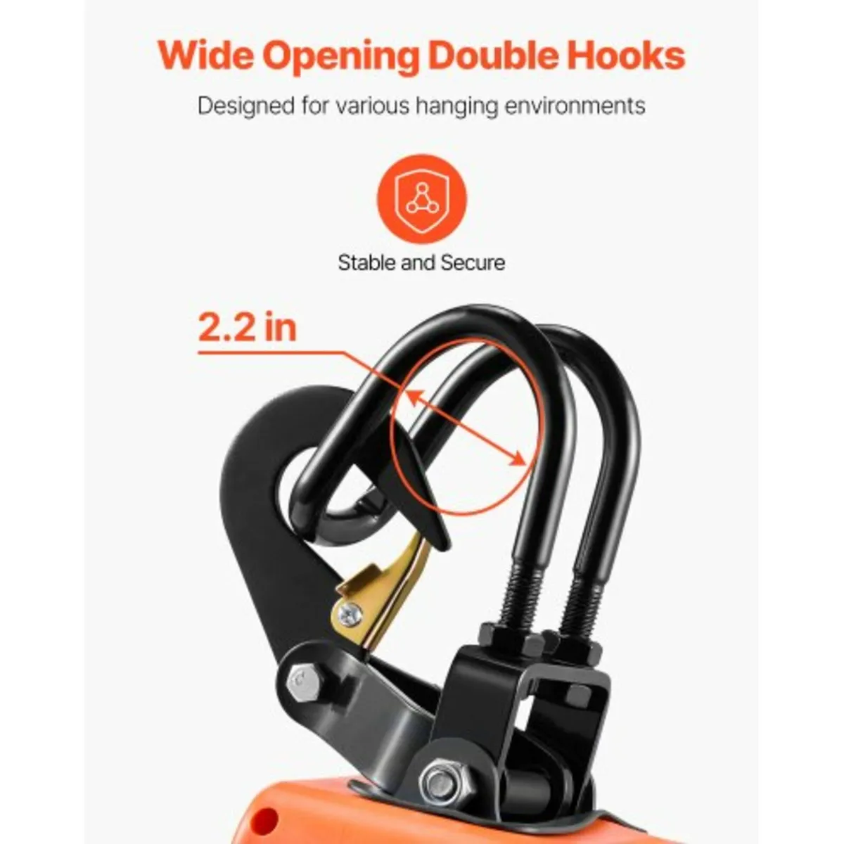3-in-1 Electric Hoist Winch, 1100 lbs Capacity, 15 - Image 3