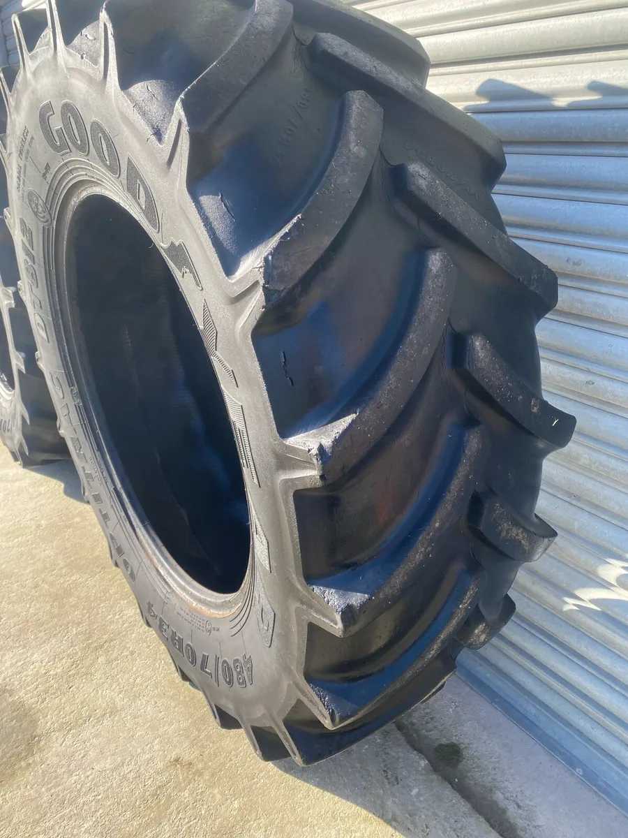 480/70R34 Tyres 50% Good year Radial - Image 3
