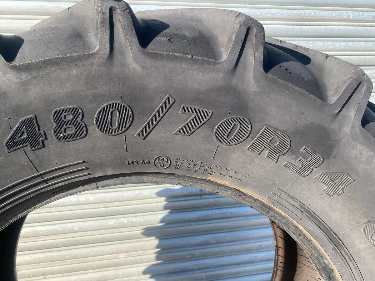 480/70R34 Tyres 50% Good year Radial - Image 4