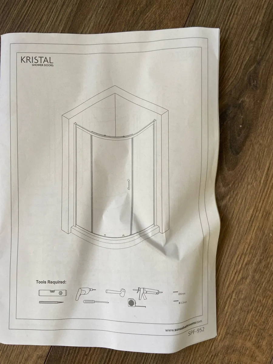 FREE New Shower door Use for parts - Image 1