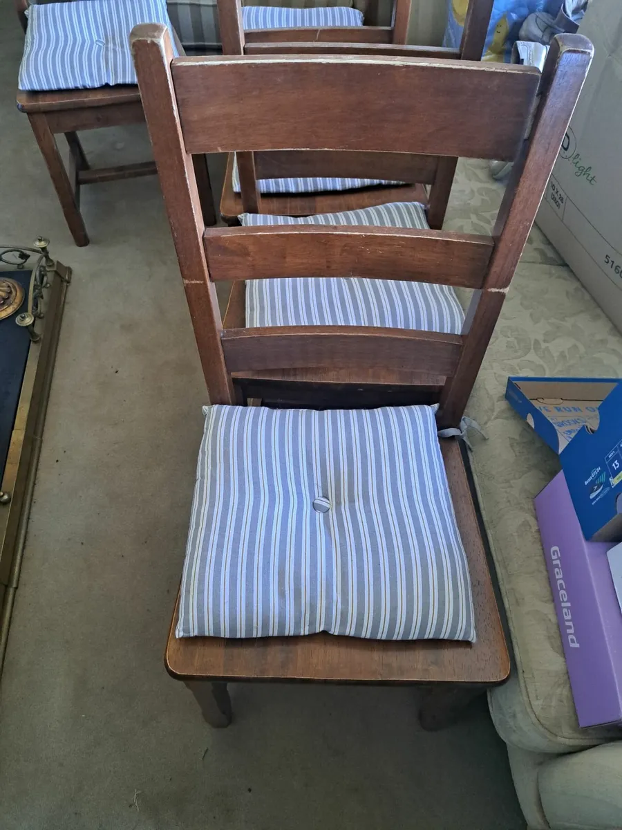 Kitchen Chairs with cushions - Image 2