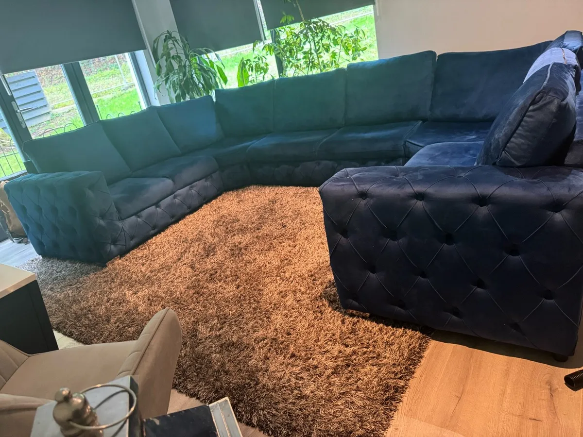 Huge fabric corner sofa - Image 2