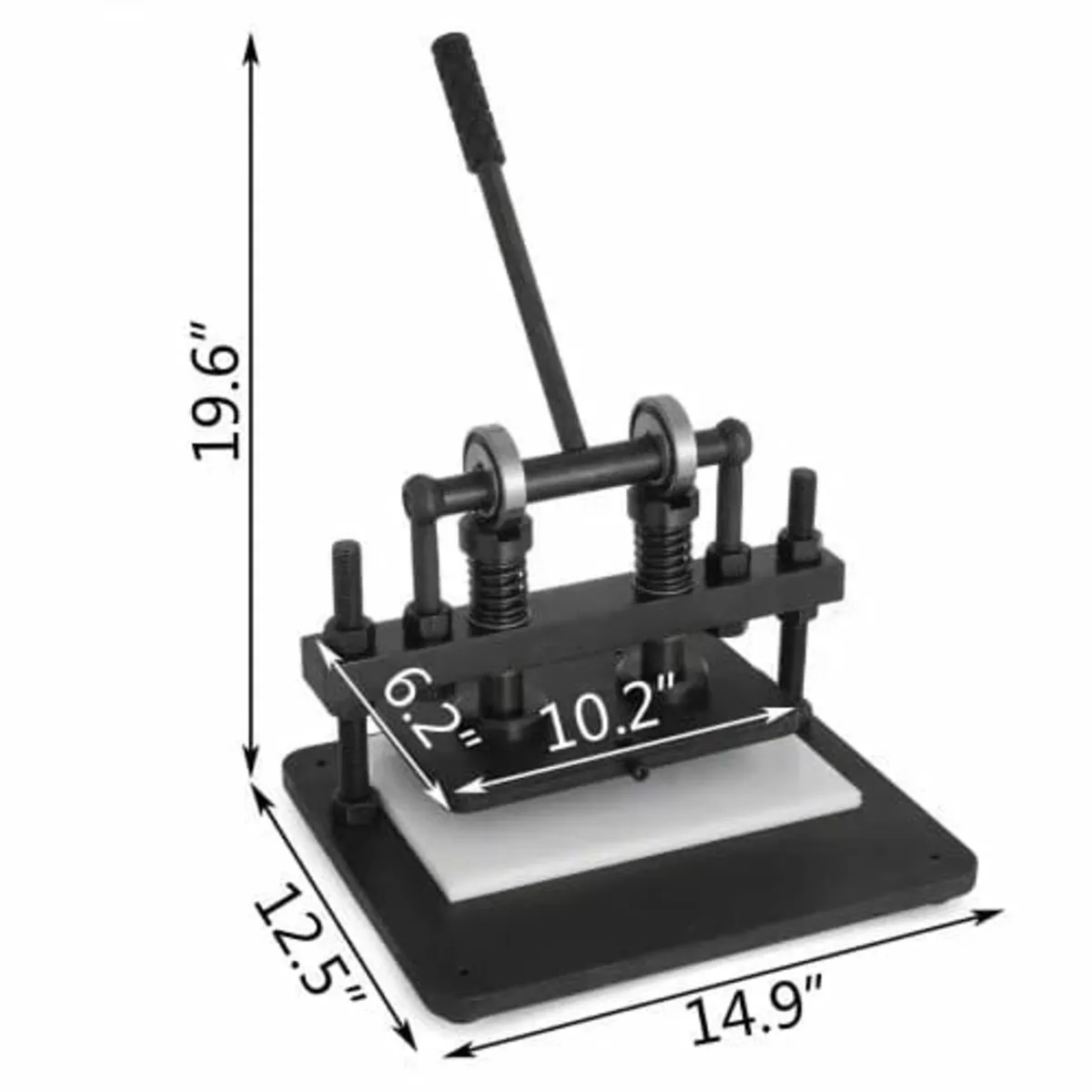 Leather Cutting Machine 260x150mm Manual Die Cutte - Image 3