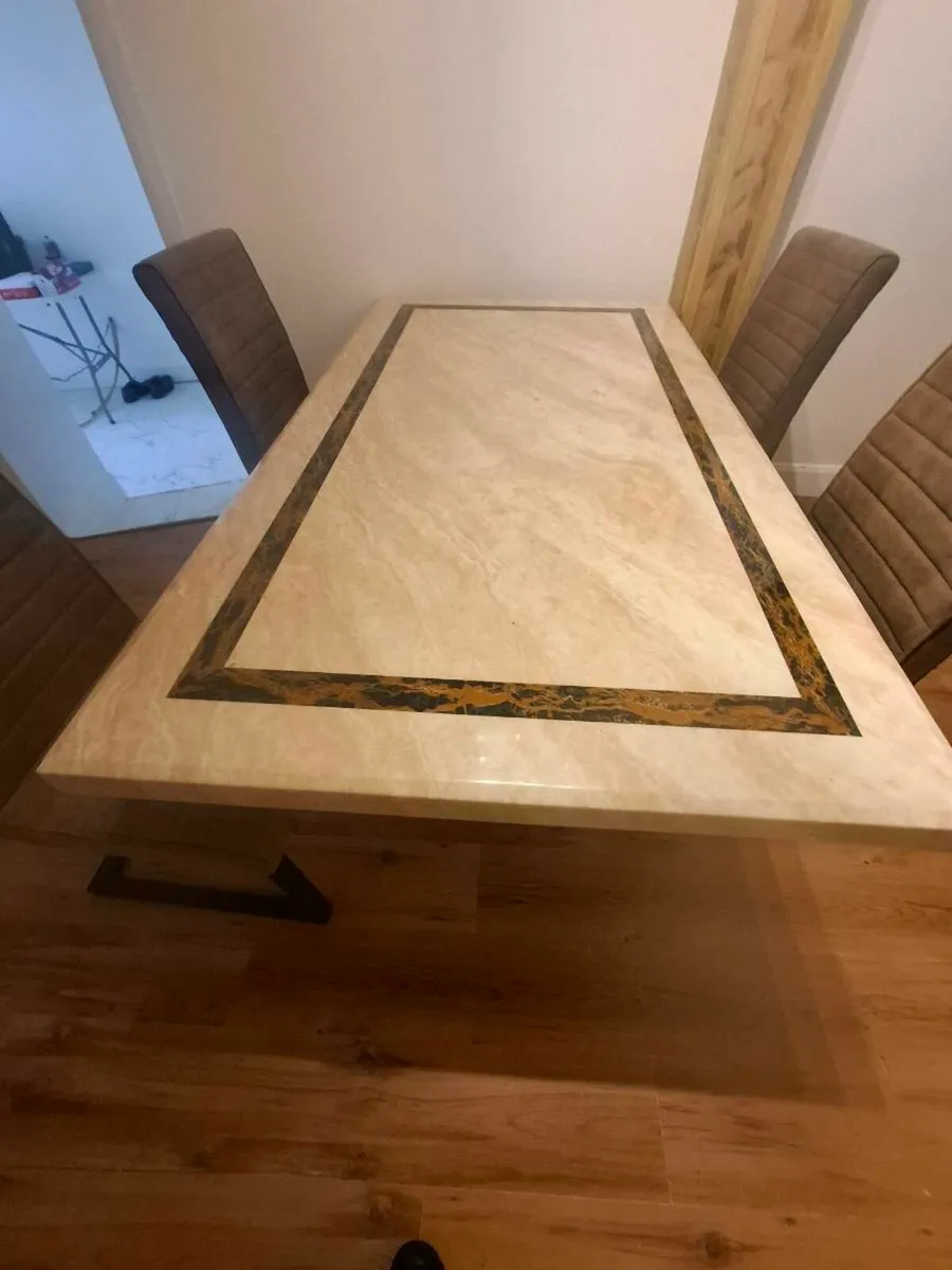 Dining Room Table & 4 Chairs - Image 1