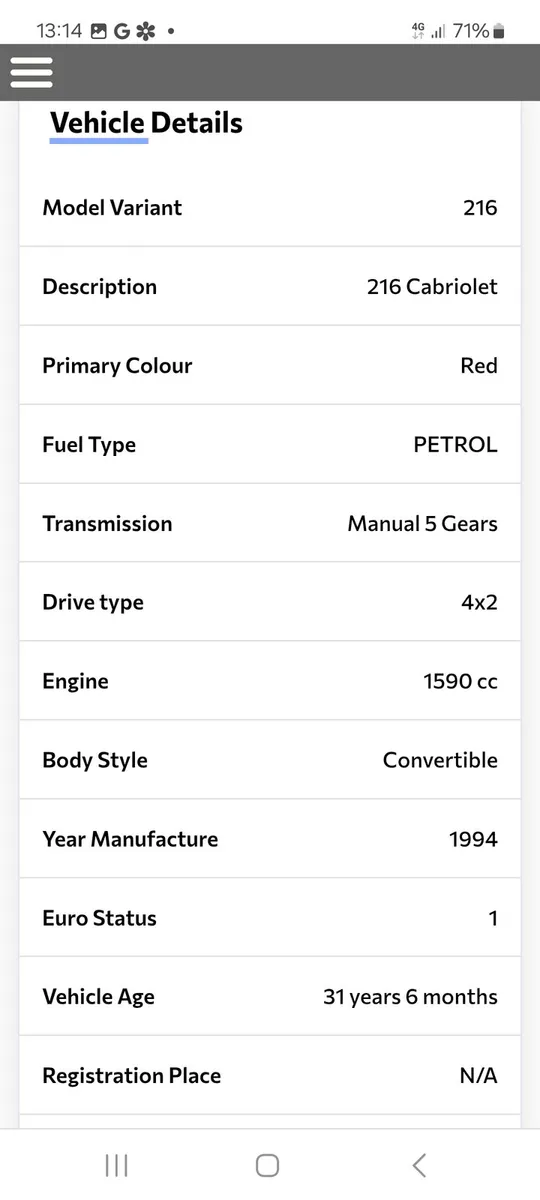 31year old!      Rover 216 convertible Dohc - Image 4