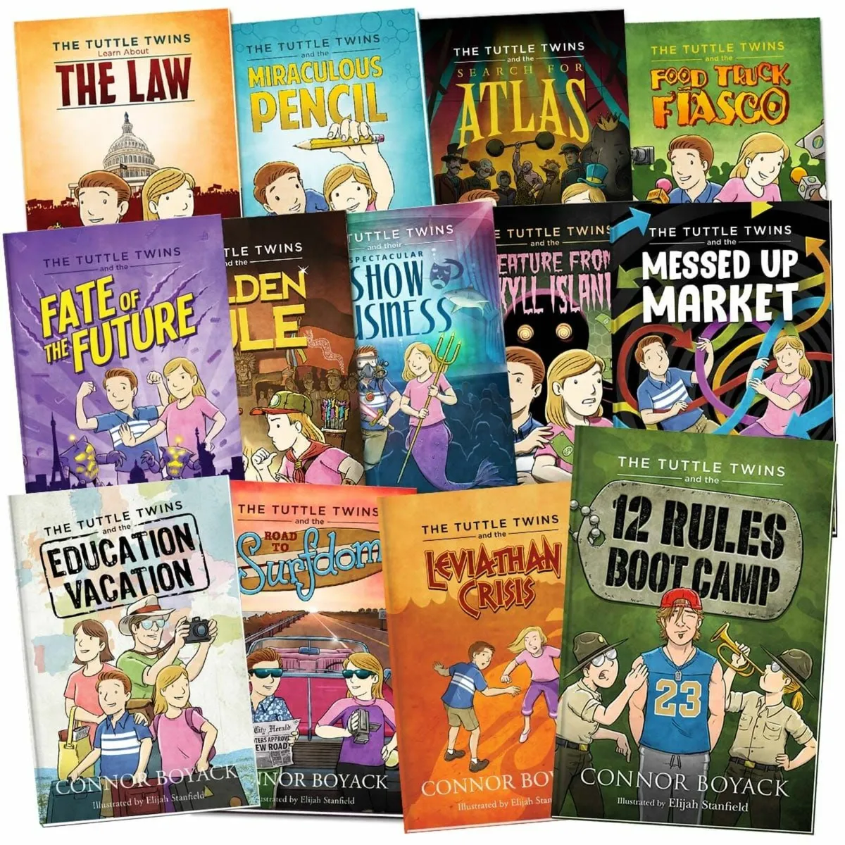 Educational Tuttle Twins books for 5-11yo kids - Image 1