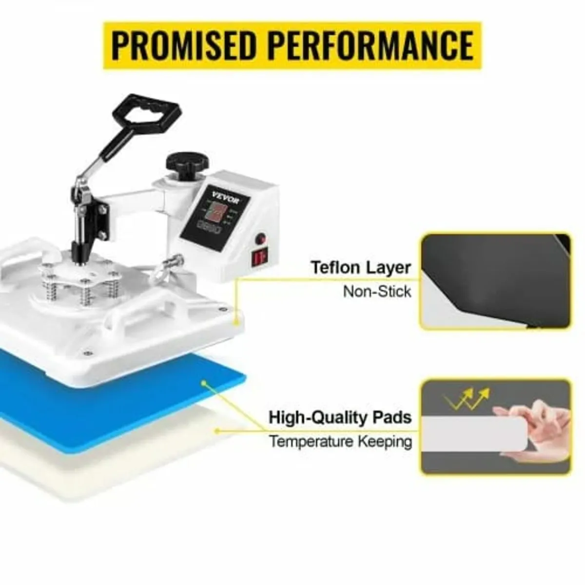 Heat Press 30.5 x 38.1 cm 5 In 1 Heat Press 1250W - Image 3