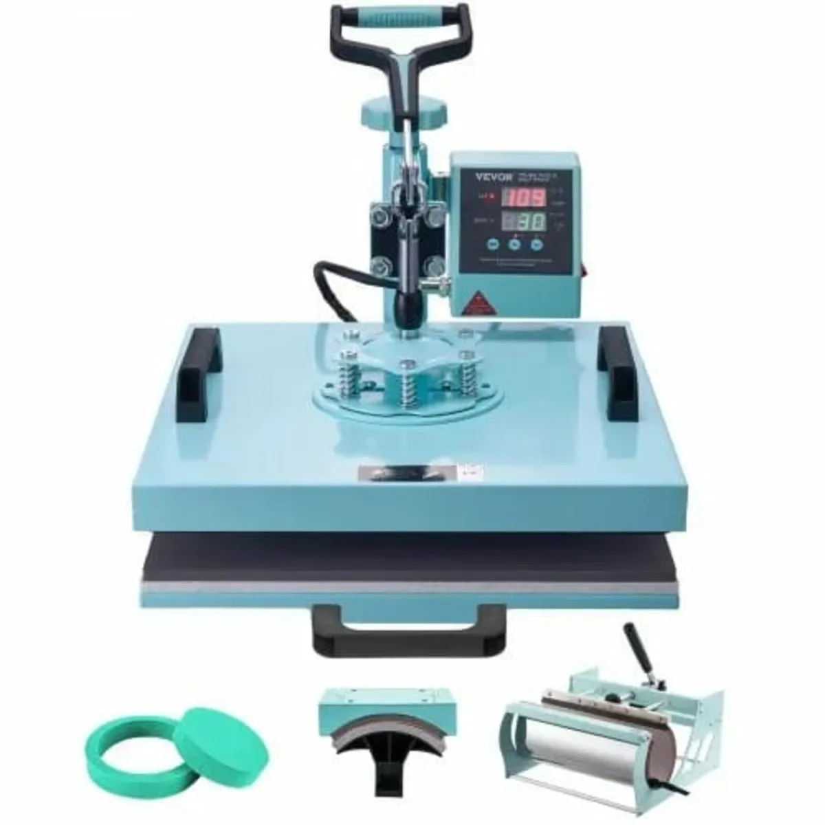 15 x 15 inch, 5 in 1 Heat Transfer Machine with 30 - Image 1