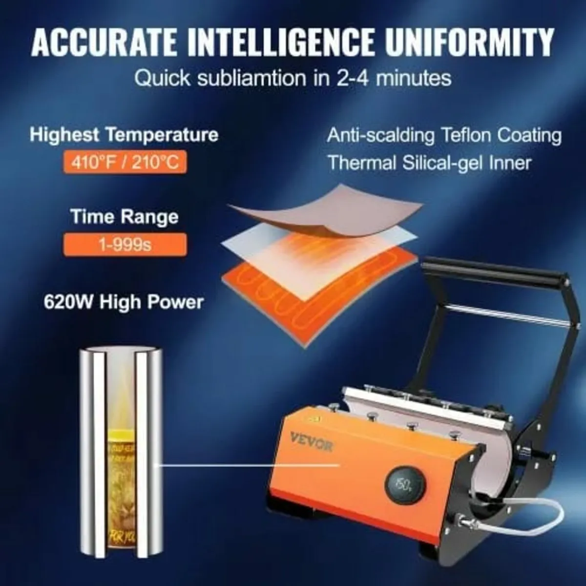 Mini Cup Press Machine, DIY Sublimation Blanks 311 - Image 3