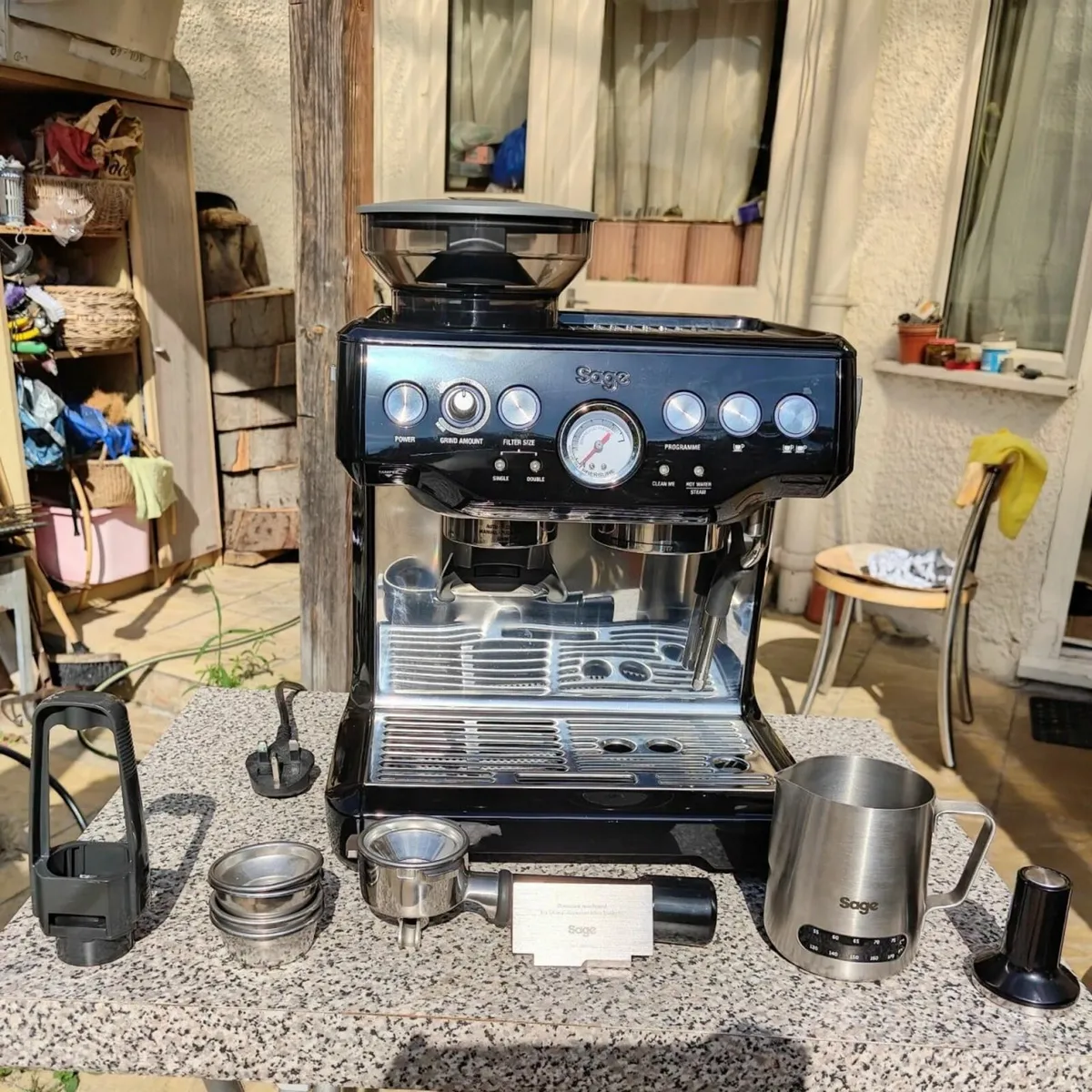 SAGE the Barista Express Coffee Machine - Image 1