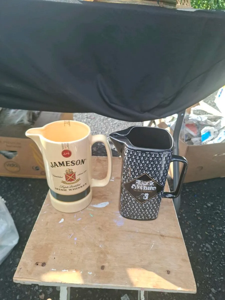 Jameson and black and white pitcher postage possib