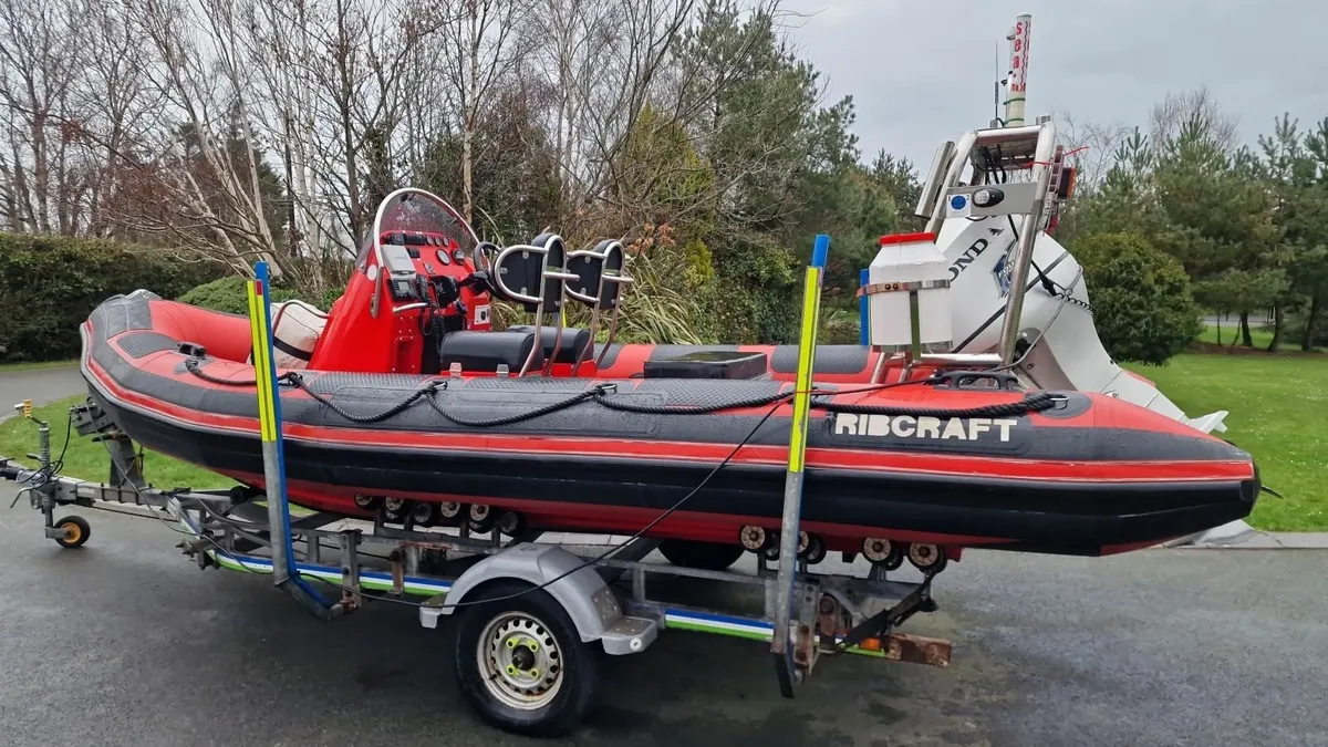 Ribcraft Pro 6m RIB boat with trailer - Image 1
