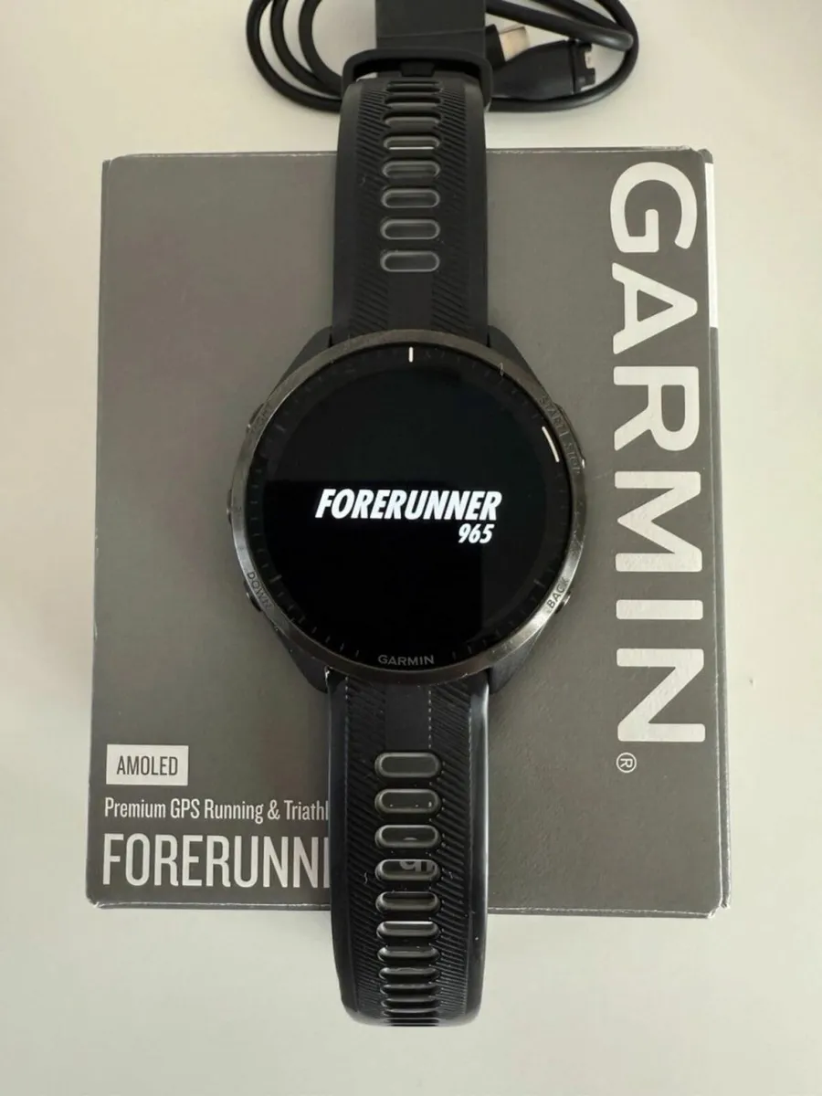 965 Forerunner AMOLED Running Watch - Image 1