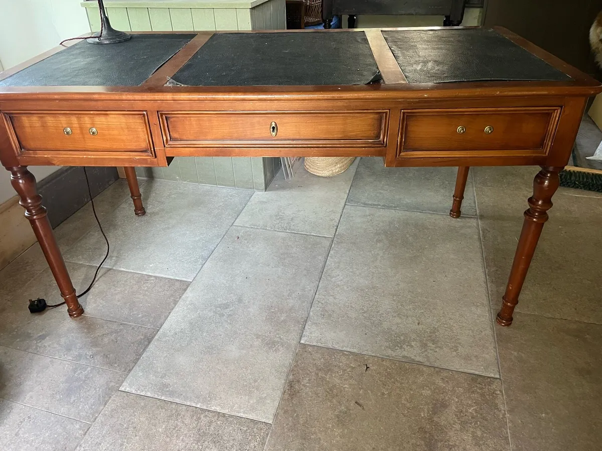 Solid wood antique desk priced for quick sale - Image 1