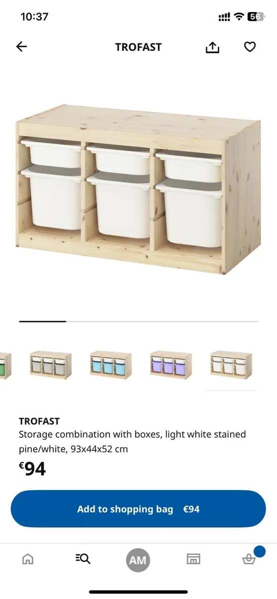 TROFAST storage unit with boxes from ikea - Image 4