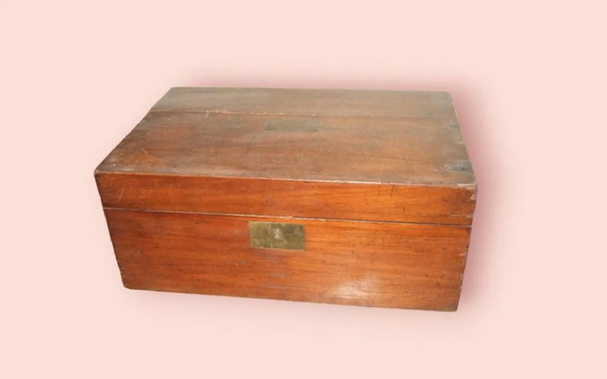 Vintage Folding Writing Box - Image 2