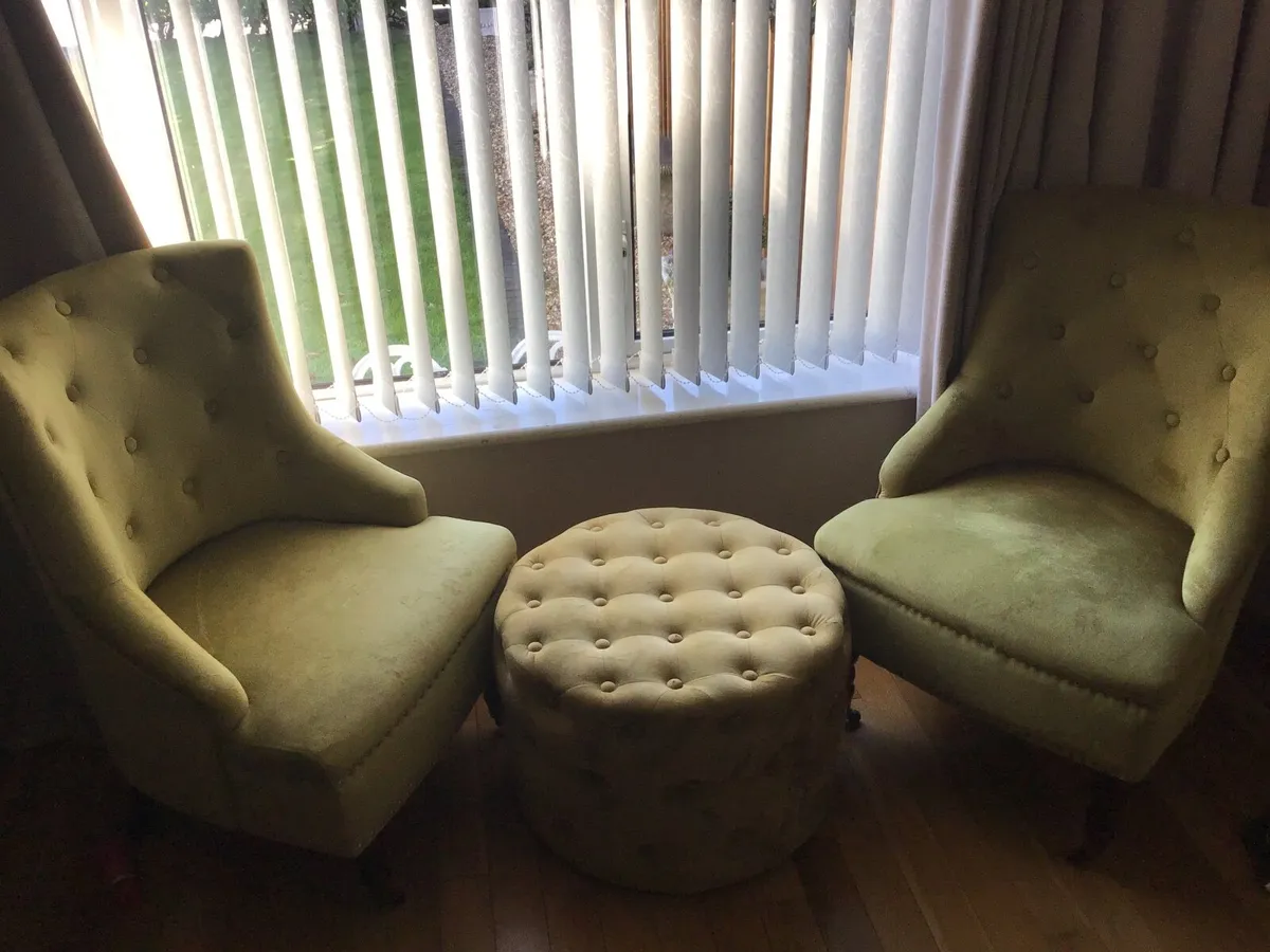 Antique style armchairs