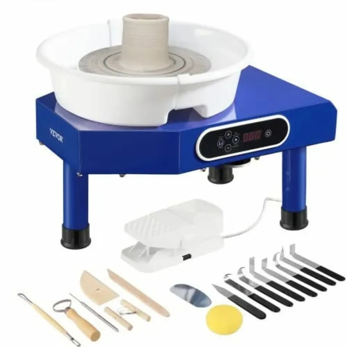 Pottery Wheel 24.9 cm Ceramic Wheel Foot Pedal Scu - Image 1