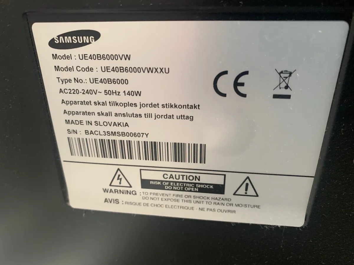 Samsung 40inch TV - Image 3