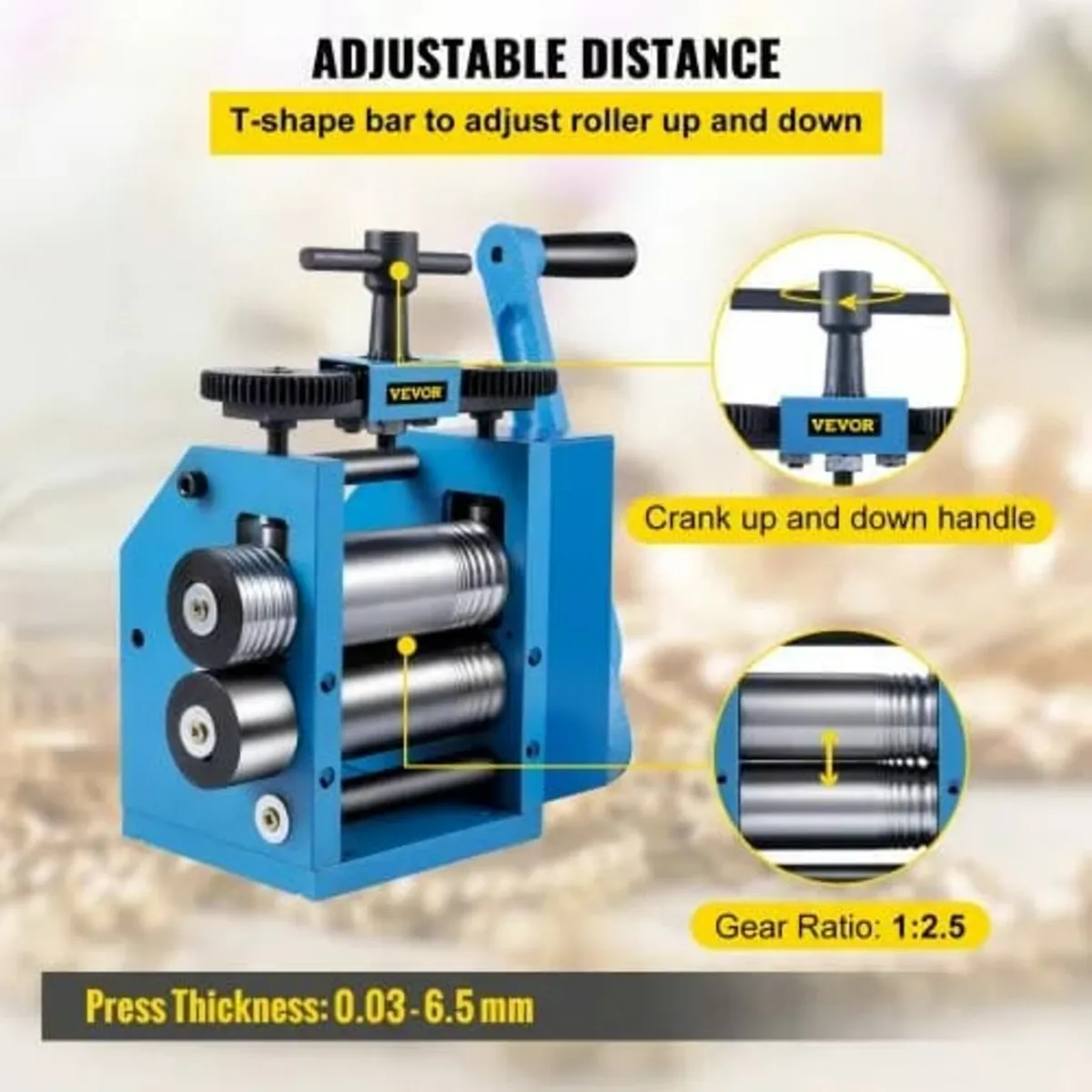 Rolling Mills 3"/76mm Jewelry Rolling Mill Machine - Image 3