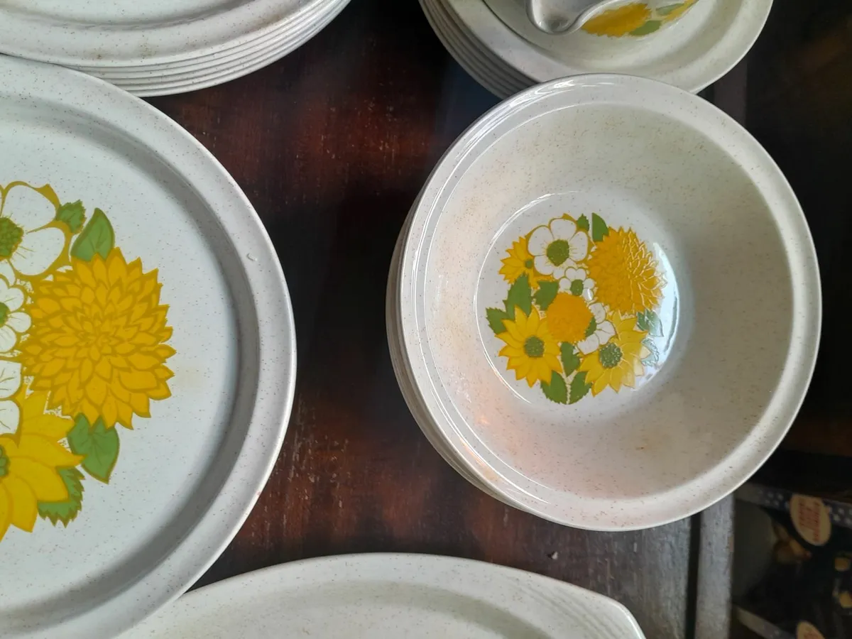 Thirty  pieces of  brendan  erin stone pottery - Image 3