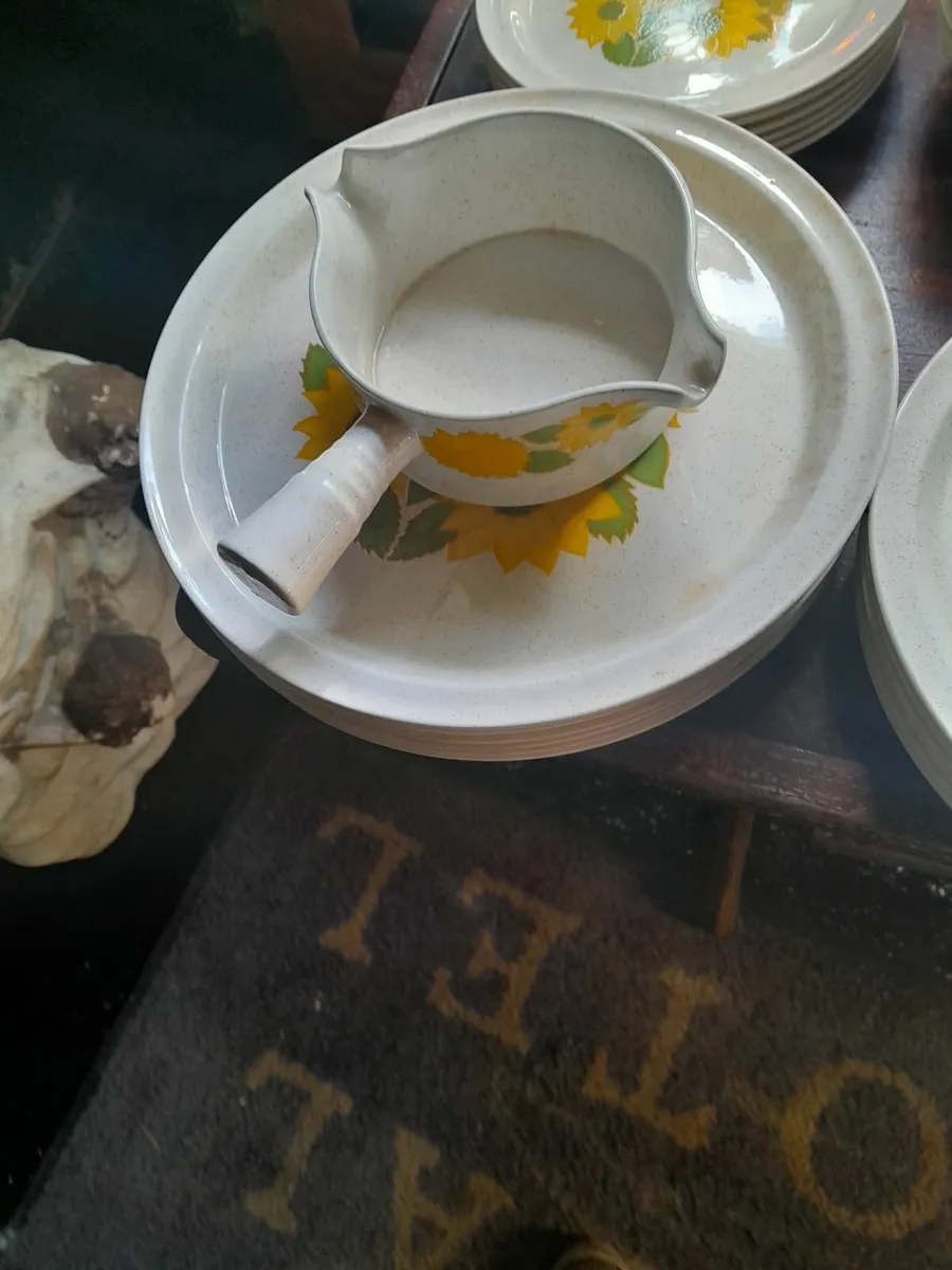 Thirty  pieces of  brendan  erin stone pottery - Image 4