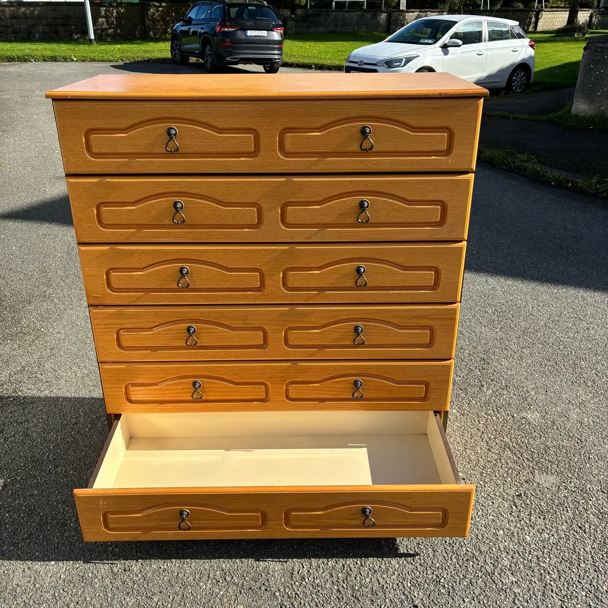 Tall large Solid Chest of Drawers - Image 2