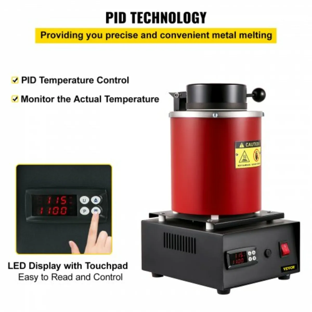 Electric Melting Furnace, 3KG Digital Electric Mel - Image 2