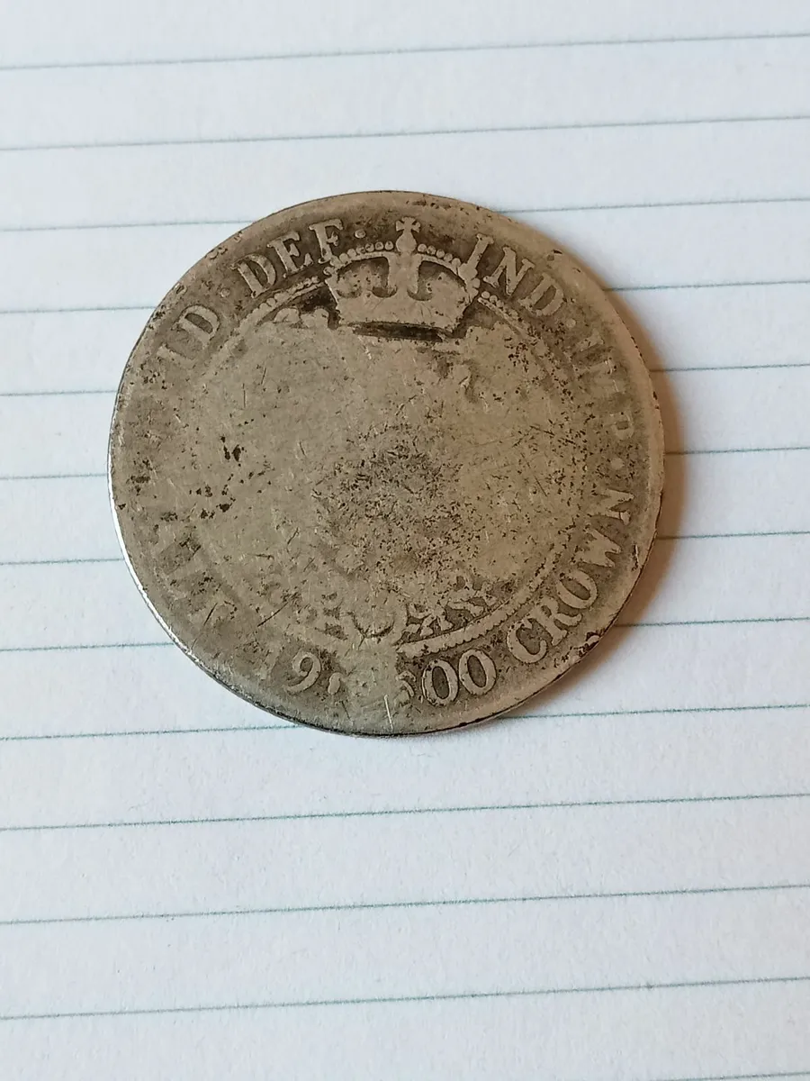 1900 half crown - Image 1