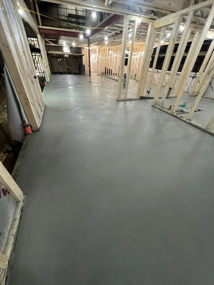 Concrete quartz floors